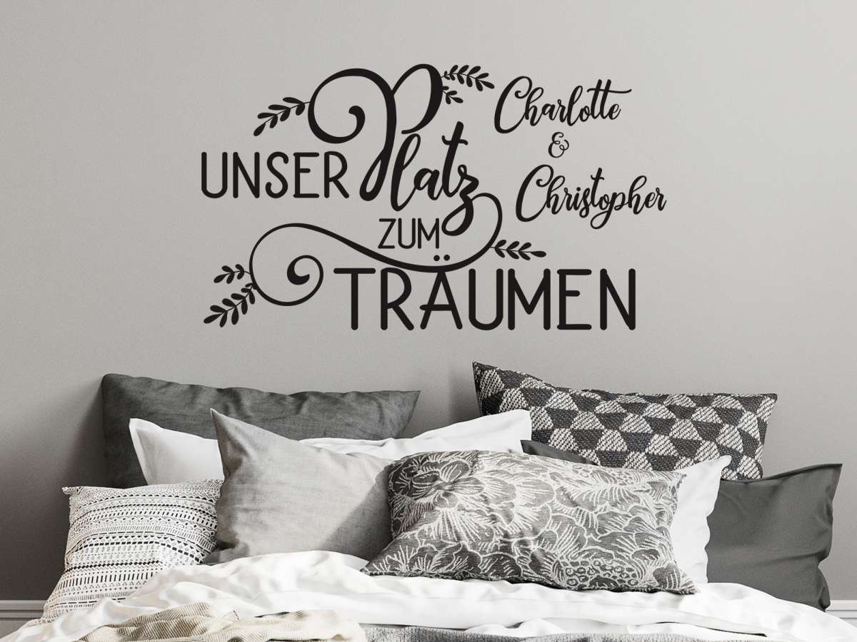 Glastür Aufkleber für Flur Eingang Willkommen Spruch Flur & Eingang