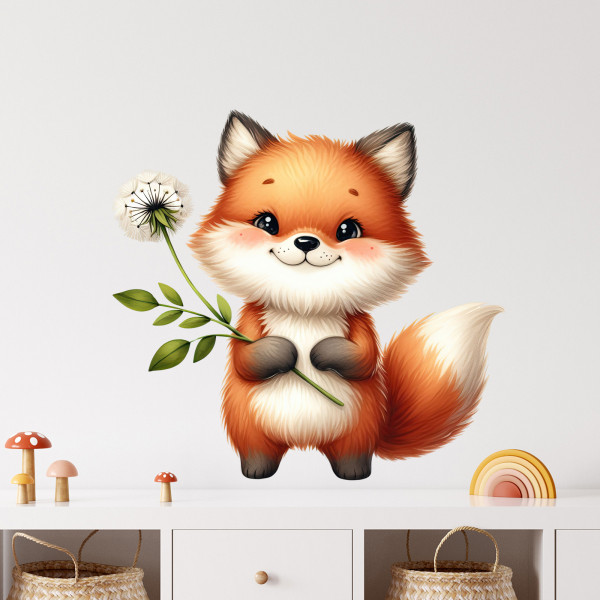 Wandtattoo Fuchs