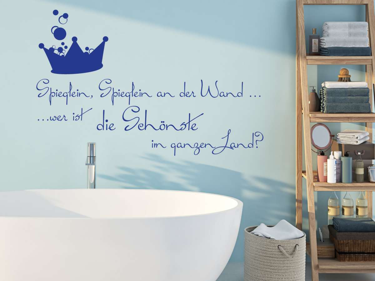 Praktisches Wandtattoo für Dein Badezimmer