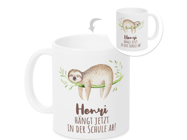 Tasse personalisiert zur Einschulung