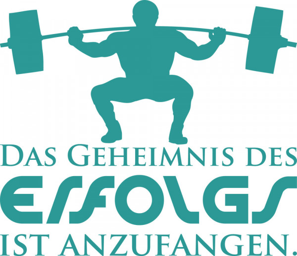 Wandtattoo Spruch für Fitnessraum