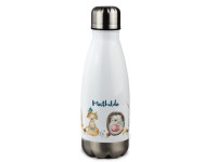 Trinkflasche personalisiert mit Namen Waldtiere
