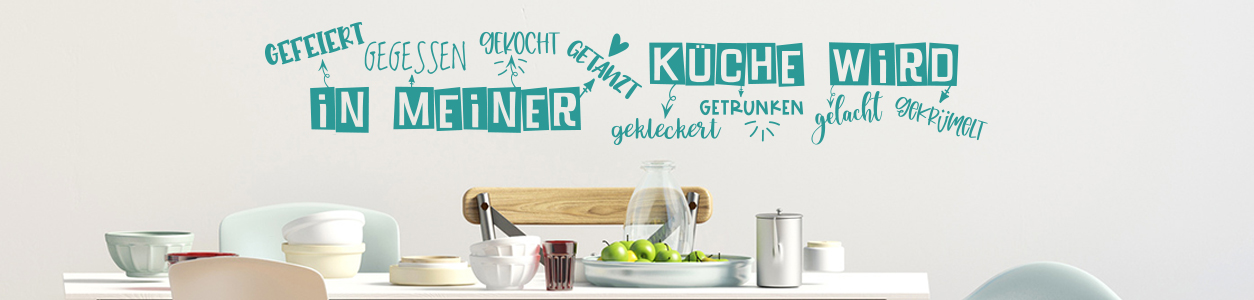 Schöne und lustige Küchensprüche für harmonievolle Küche