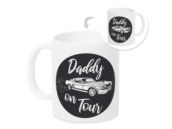 Kaffeebecher für Papa - daddy an tour