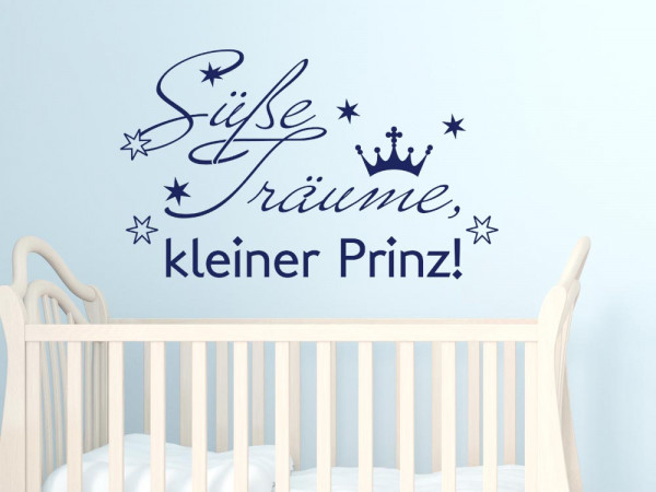 Wandtattoo Spruch Süße Träume Prinz