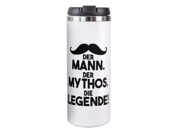 Thermobecher Bart, Mann Mythos Legende, Geschenk für IHN