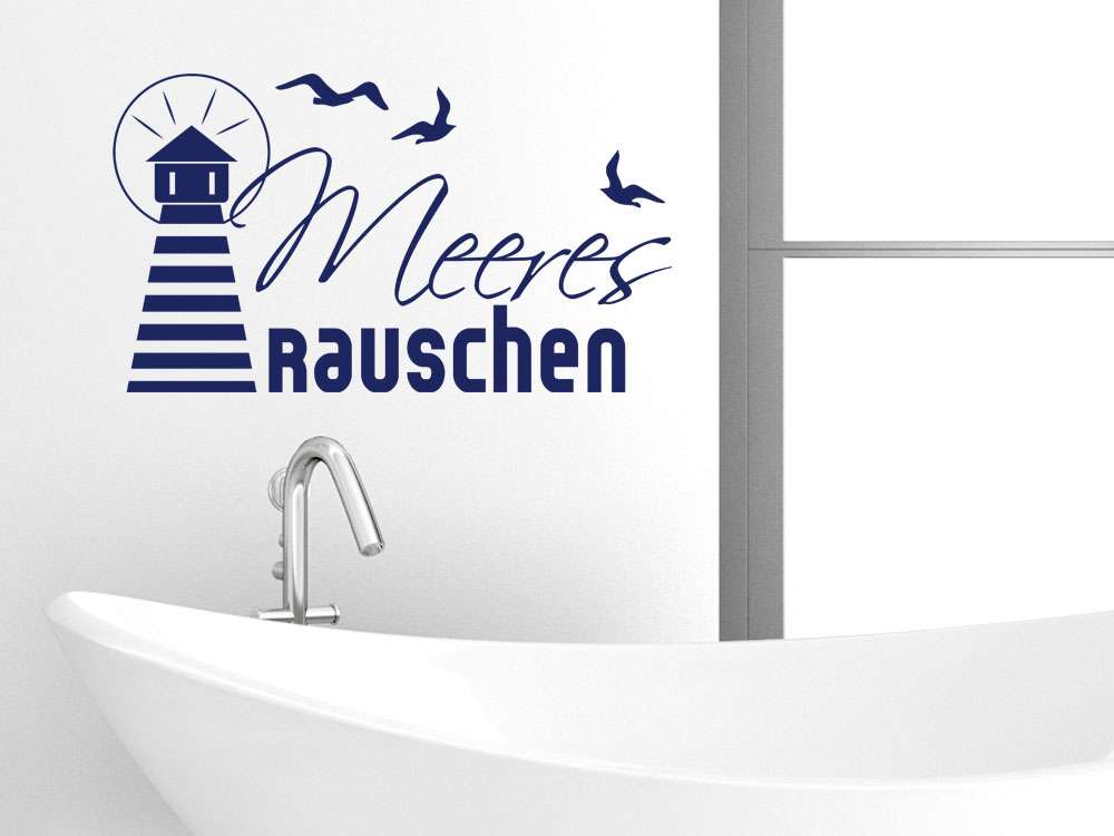 Wandtattoo Familie ist unser Leuchtturm Spruch für Wohnzimmer, Diele