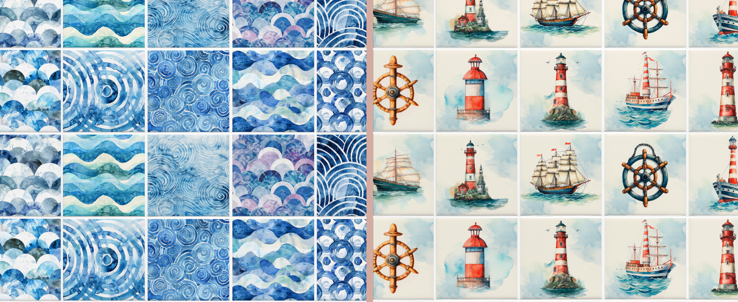 Fliesenaufkleber maritim