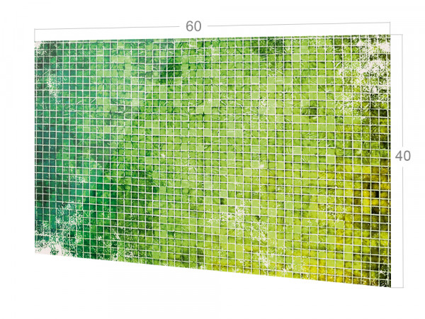 Spritzschutz aus Glas für die Küche mit Größe 60x40cm