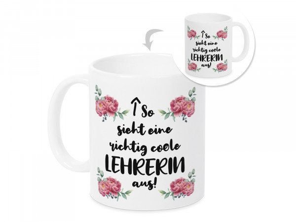 Tasse Lehrerin Geschenk zum Abschluss