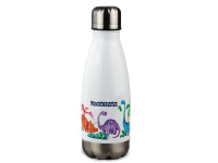 Trinkflasche personalisiert mit Namen Dinosaurier