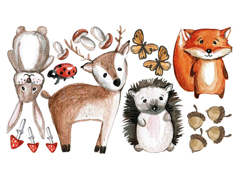 Dimensions Kreuzstich-Set Waldtiere - 30,5x30,5cm Hirsch Motiv