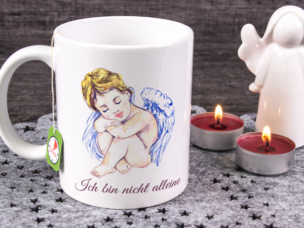 Tasse zur Trauer Bewältigung, als Geschenk für Familie, Freunde und Liebende