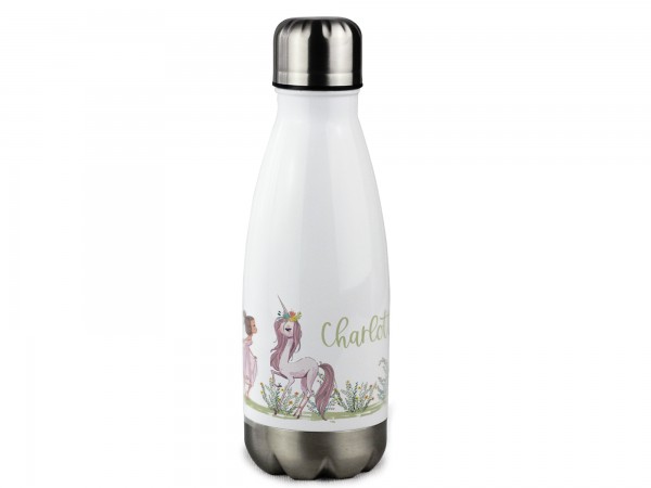 Thermosflasche Einhorn mit Namen