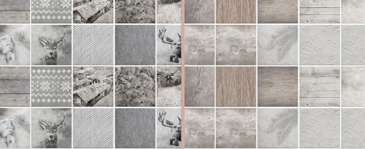 Klebefliesen Skandinavisch