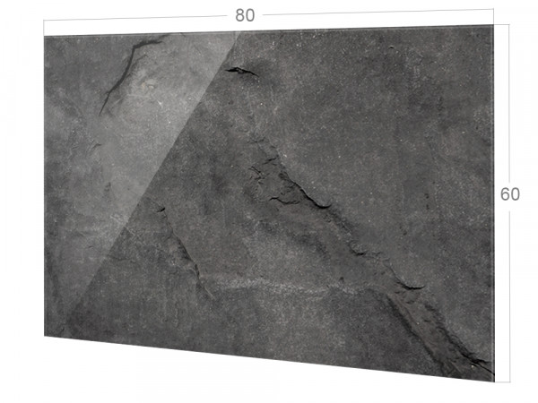 Spritzschutz aus Glas für die Küche mit Größe 80x60cm