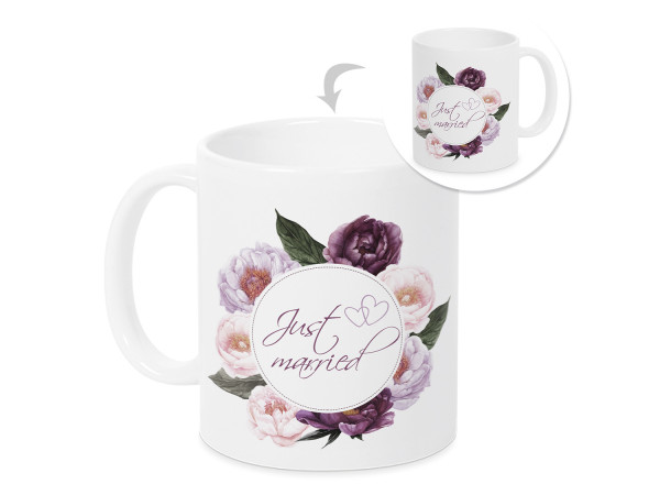 Tasse zur Hochzeit Just Married