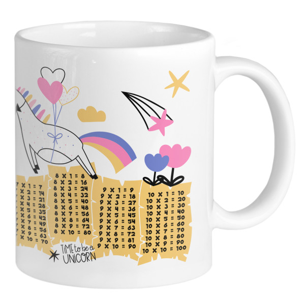 Das kleine 1x1 Tasse für Kinder zum Rechnen