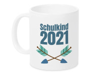 Tasse Einschulung Junge Schulkind + Jahr