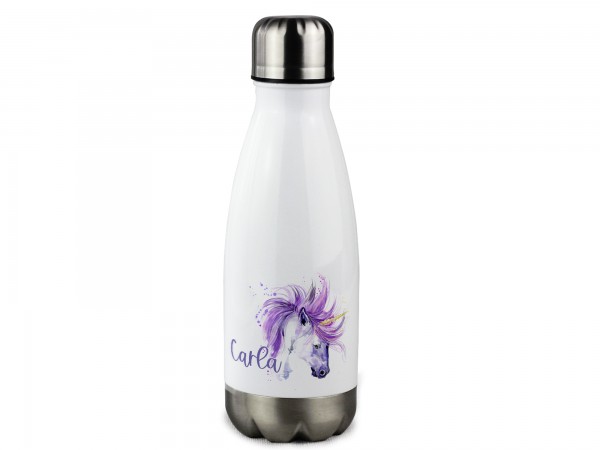 Thermosflasche Einhorn mit Namen