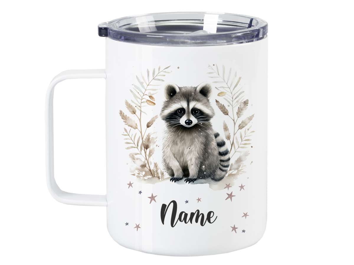 Waschbär Hoodie | Süßes Waschbär-Motiv | 8.5 Oz Baumwolle