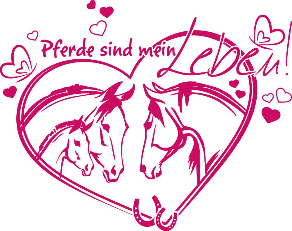 Tolles Wandtattoo für das Mädchenzimmer in mehreren Formaten