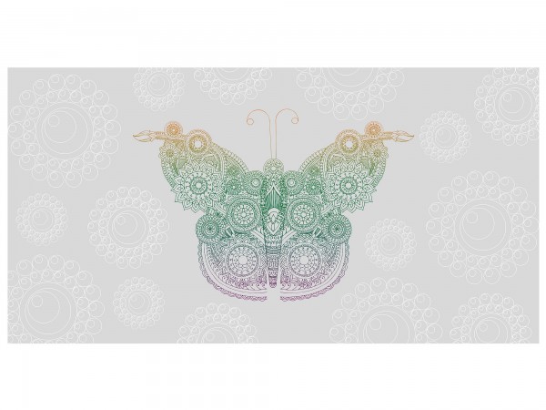 Sichtschutzfolie - Mandala Schmetterling