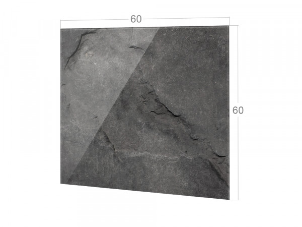 Spritzschutz aus Glas für die Küche mit Größe 60x60cm