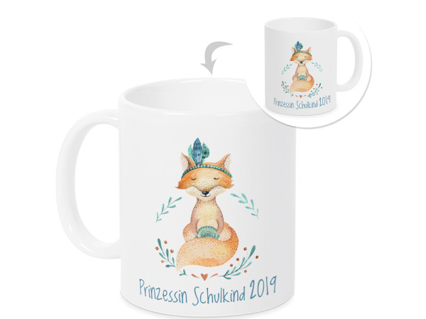 Tasse - Geschenk Einschulung Mädchen Schulkind Prinzessin