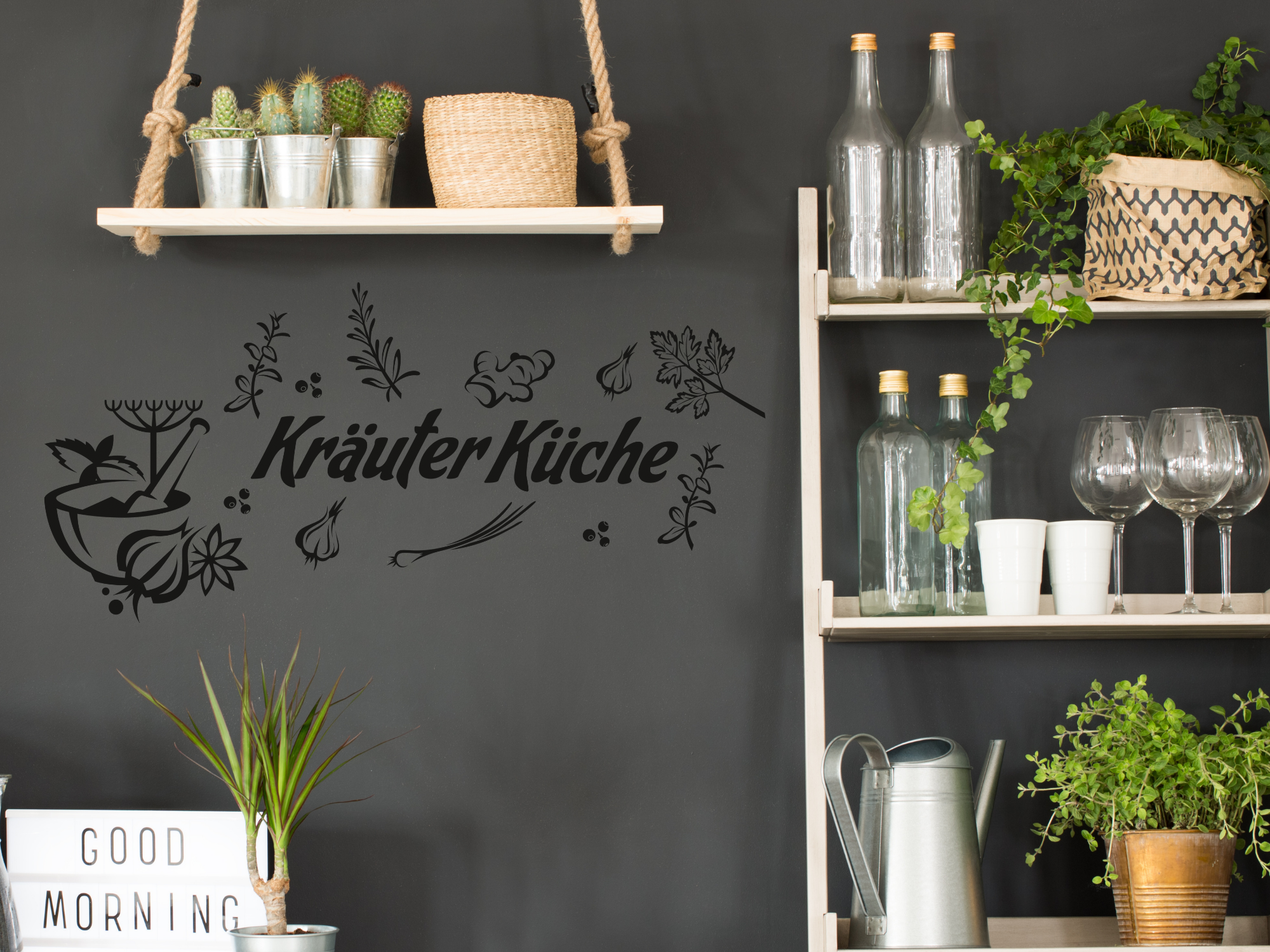 Wandtattoo Küche Set Kräuter | Kräuter und Gewürze | Küche | Wandtattoo |  Graz-Design