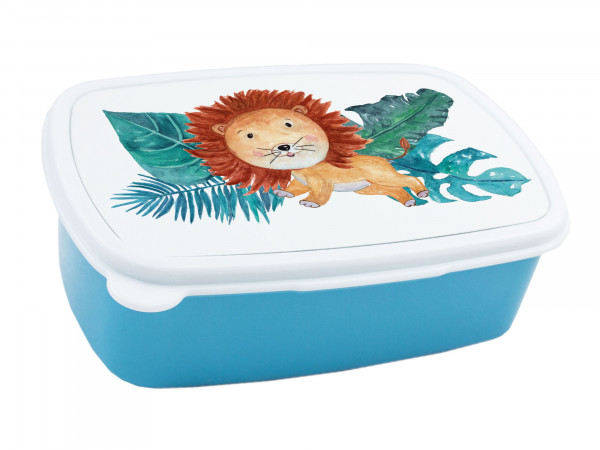 Brotdose für Kinder Junge mit Namen kleiner Löwe
