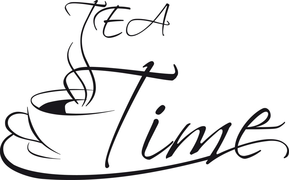 Wandtattoo Küche Schriftzug Tea Time | Kaffee und Tee | Küche
