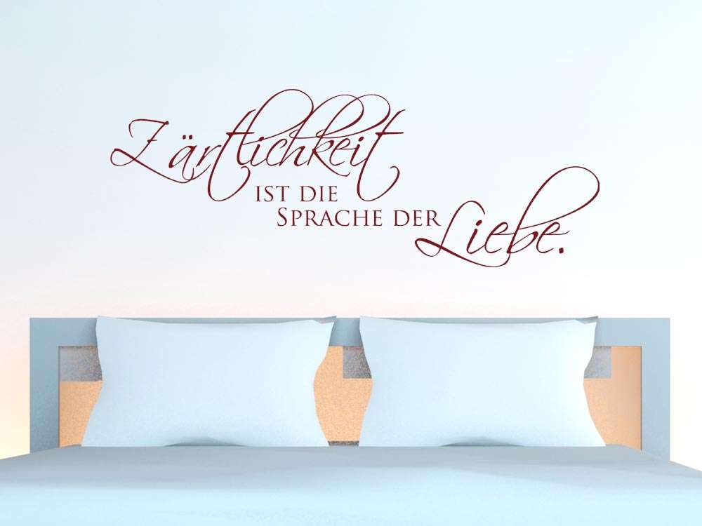 "Liebesparadies" das ideale Wandtattoo für Dein Schlafzimmer!