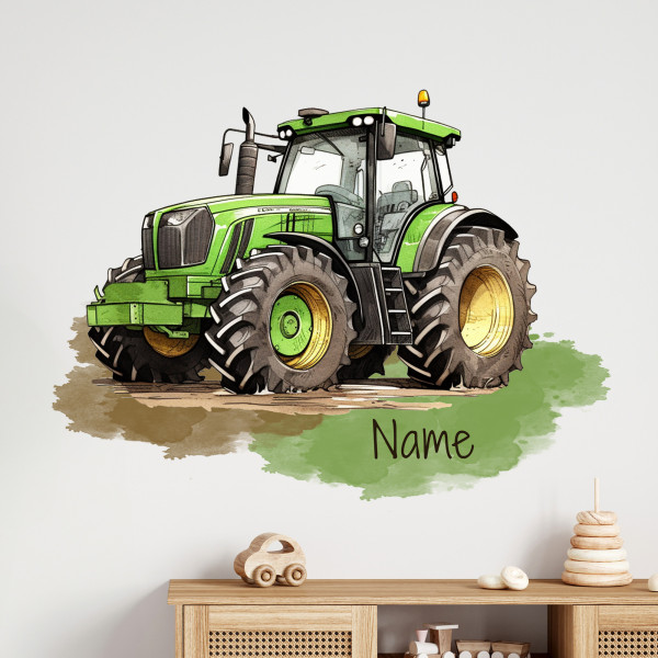 Wandtattoo Trecker
