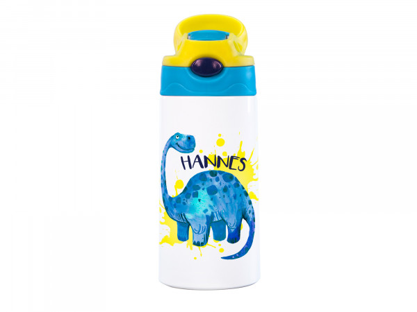 Thermosflasche für Kinder personalisiert - Dinosaurier