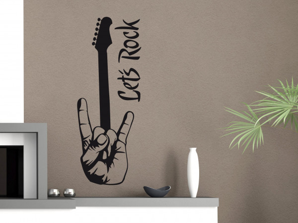Mega cooles Wandtattoo zum Thema Musik!