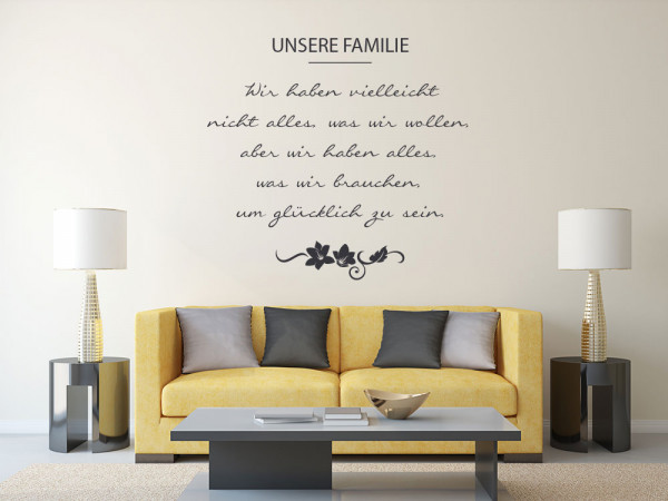 wohnzimmergestaltung mit wandtattoo, wohnzimmergestaltung grun ~ alles über wohndesign und möbelideen, Design ideen