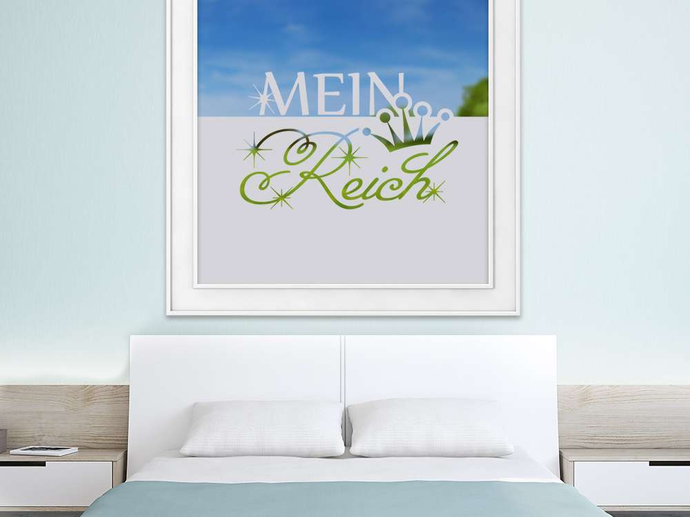 Glastür Aufkleber für Flur Eingang Willkommen Spruch Flur & Eingang
