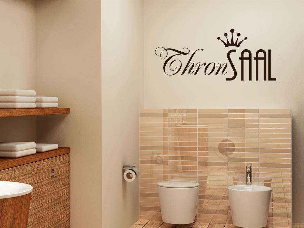 Trendiges Wandtattoo für Dein Bad mit tollem Spruch