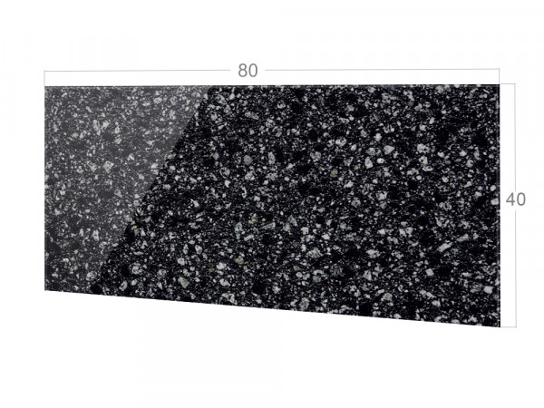 Spritzschutz aus Glas für die Küche mit Größe 80x40cm