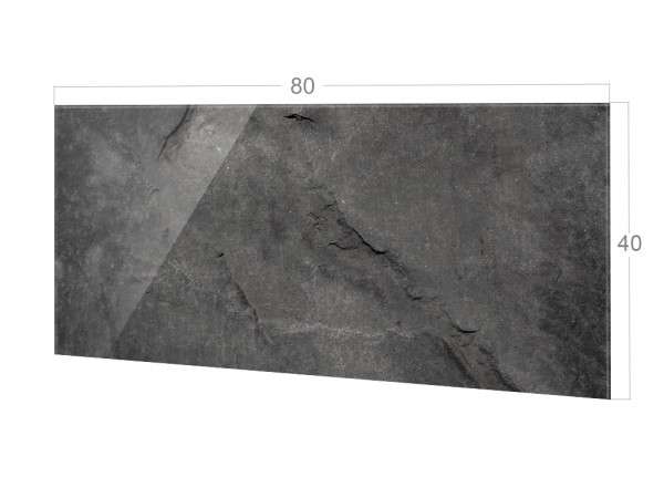 Spritzschutz aus Glas für die Küche mit Größe 80x40cm