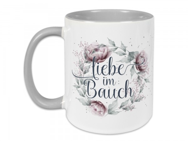 Tasse für Mama in spe - Liebe im Bauch